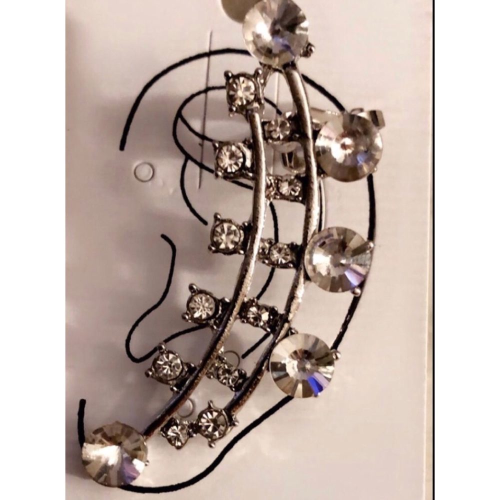 Silver Ear Cuff Stud
